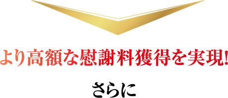 より高額な慰謝料獲得を実現！